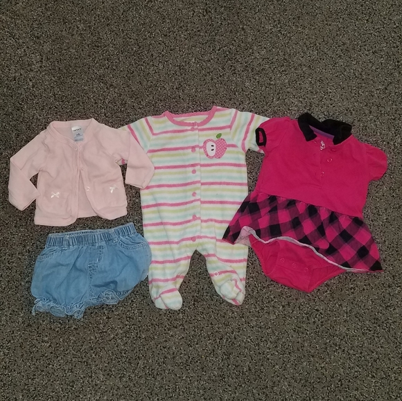 Carter's Other - 4pc bundle Carter's NB 0 - 3 months